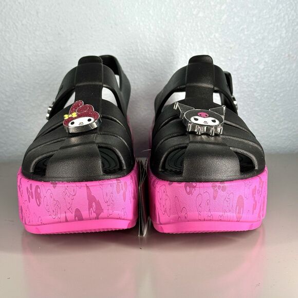 Crocs Hello Kitty And Friends My Melody and Kuromi Stomp Sandal Women’s Size 11 - Picture 2 of 13
